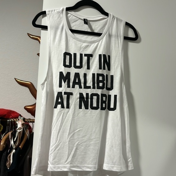 Private party out in Malibu at Nobu size medium tank top. New without tags - Picture 1 of 5